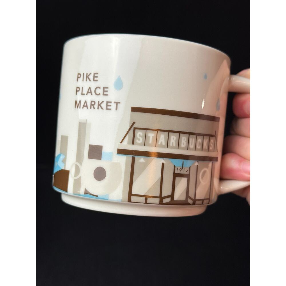 Starbucks Pike Place Market You Are Here Series Mug 14oz. No Box